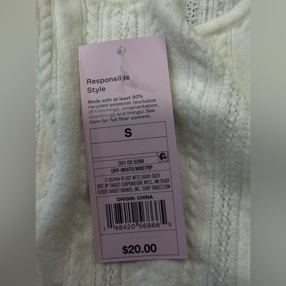 Wild Fable Ribbed Knit Tank Top Bundle | Pink & Cream | Size Small | NWT - Picture 6 of 6